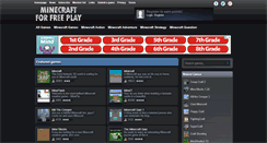 Desktop Screenshot of minecraftforfreeplay.net